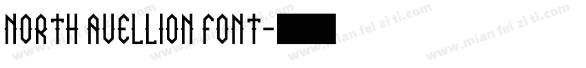 NORTH AVELLION FONT字体转换